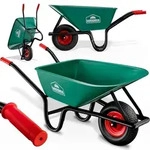 Gardebruk Monzana Schubkarre 100 Liter Bauschubkarre bis 250kg Gartenschubkarre