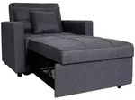Mendler Schlafsessel HWC-L90, Klappsessel Schlafsofa G&auml;stebett Relaxsessel,