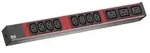 BACHMANN IT PDU ALU 1HE 8x C13 3x C19, Zuleitung mit C20 stecker