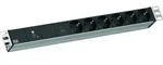 BACHMANN 19" 1HE VM 6xCEE7/3 1xGVS-Plus 2,0m CEE7/7