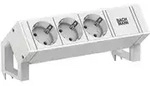 BACHMANN DESK2 white 3xCEE7/3 0,2m GST18 RAL9010