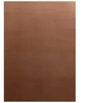 CarpetSale24 Teppich Wohnzimmer Einfarbig Braun 200x290 cm - Waschbar Rutschfest