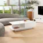 SalesFever Couchtisch rechteckig | mit Schublade | MDF-Holz | B 120 x T 60 x H...