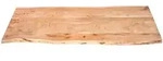 M&ouml;belliebling Tischplatte Baumkante Akazie Natur 160 x 60 cm CURT