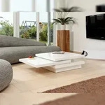 SalesFever Couchtisch rechteckig | 360 Grad drehbar | MDF-Holz | B 120 x T 80 x H 30