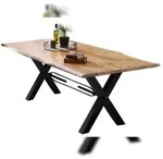 SIT M&ouml;bel Esstisch Baumkante | 180 x 90 x 76 cm | Platte 36 mm Akazie natur 