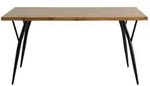 SIT M&ouml;bel Tisch 150x90 cm | Platte MDF Eiche-Optik | St&auml;rke 35 mm | Tischbeine