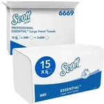 Scott&reg; Falthandtuch EssentialTM Z-Falz 1-lagig wei&szlig; 15 x 240 Blatt