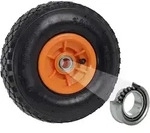 Baumarktplus Sackkarrenrad Luftrad 260x85 mm 3.00-4 60 mm versetze Nabe &Oslash; 20 mm
