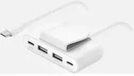 Belkin 4-Port USB-Splitter 2x USB-C, 2xUSB-A, max.30 W, weiss