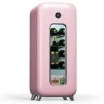 Klarstein Shirley 15 Uno Weink&uuml;hlschrank 15 Flaschen 5 - 20 &deg;C Touch Retro Pink