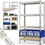MONZANA&reg; Schwerlastregal 160x90x40cm 700kg 4 MDF-Platten