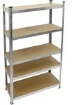 ECD Germany Werkstattregal Schwerlastregal 170x70x30 cm bis 350kg belastbar