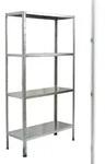 SCHULTE Regalwelt Steckregal mit 4 PowerMAX Fachb&ouml;den, 65 kg Tragkraft, 190x100x40