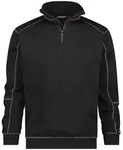 DASSY Sweatshirt FELIX - Einfarbig - Arbeitspullover - Formstabil schwarz M
