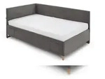 Meise M&ouml;bel Kinderbett Cool 140x200 cm | Bettgestell | Kopfteil & R&uuml;ckenteil glatt