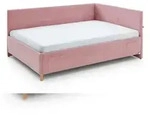 Meise M&ouml;bel Einzelbett Cool 120x200 cm | Bettgestell | Kopfteil & R&uuml;ckenteil glatt