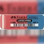 Faber-Castell Radierer 187040 18x8x54mm Kautschuk rot/blau