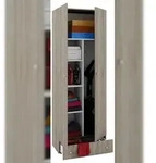VCM Vandol II Universalschrank, Reinigungsschrank 2 T&uuml;ren und 1 Schublade
