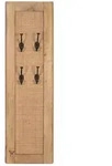 SIT M&ouml;bel Garderobenpaneel | Mango mit Rattan | Serie CANE | B 35 x T 8 x H 110 cm 
