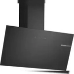 Bosch Serie 2 DWK85DK6K Wandesse, 80 cm, Klarglas schwarz bedruckt