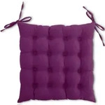 wometo Sitzkissen Stuhlkissen 40x40 OEKO-TEX - beere violett Sitzauflage Bank