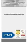 Exquisit START Einbaugeschirrsp&uuml;ler 45 cm, Teilintegriert, 9 Ma&szlig;gedecke, 9 Liter,