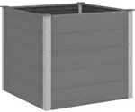 vidaXL Garten-Hochbeet WPC 100x100x91 cm Grau