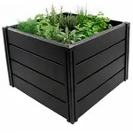 NYVI Hochbeet NYVIGreen M 82x82x61cm 336 Liter - Kunststoff Kr&auml;uterbeet f&uuml;r...