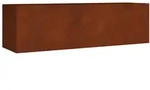 vidaXL Hochbeet 280x80x80 cm Cortenstahl