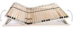vidaXL Lattenrost mit 28 Latten 7 Zonen 120 x 200 cm