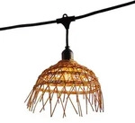 Lumisky HAWAI verbindbare Girlande 10xE27 6M Polyrattan Braun