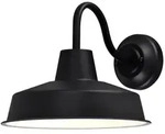 Westinghouse Dimmbare LED Au&szlig;enwandleuchte Academy Schwarz mit K&auml;figdesign