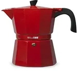 IBILI - Bahia Roja Express-Kaffeemaschine 12 Tassen, 600 ml, Aluminium