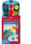 FABER CASTELL Farbkasten Connector 125003 12Farben+Deckwei&szlig; t&uuml;rkis