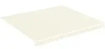 vidaXL Markisenbespannung Creme 4x3,5 m