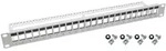 UTP Keystone-Patchpanel f&uuml;r Serverschrank, HMF 66445, 24 Ports RJ45, 19 Zoll,