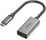 Hama USB-C HDMI Adapter 8K 60Hz Thunderbolt 3/4 Aluminium
