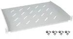 HMF 65499 Fachboden f&uuml;r Serverschrank | 19 Zoll | 1 HE | 350 mm Einbautiefe 