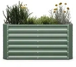 Blumfeldt High Grow Straight Hochbeet 120x60x60cm Stahl-Wellblech einfacher...