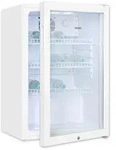Exquisit Glast&uuml;rk&uuml;hlschrank GKS120-GT-160C weiss | Nutzinhalt: 118 L | T&uuml;rschloss