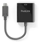 PureLink USB-C auf HDMI Adapter - 4K60 - iSerie - schwarz - 0,10m