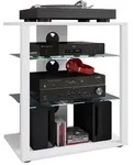 Ebuy24 Folas Hifi-M&ouml;bel 3 Ablagen wei&szlig;.