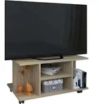 Ebuy24 Findalo TV Tisch 2 Ablagen Buche dekor.