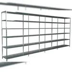 SCHULTE Regalwelt Steck-Grund-/ u 3 Anbauregale, 24 B&ouml;den, 2300x4000x500, verz.