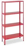 Relaxdays Schwerlastregal, 2er Set, Traglast 160 kg, 4 Ebenen, HBT 147,5x75,5x30,5