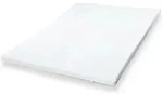 The White Stone Topper Viscoelastico Memory Foam H3 | Matratzenauflage | Topper mit