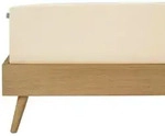 Schiesser Spannbettlaken Elli - 97/3 - 100 x 200 cm - Creme