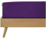 Schiesser Spannbettlaken Jessi - Edeljersey - 100 x 200 cm - Lila