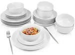 S&Auml;NGER Porzellan Geschirrset Port, Tafelservice 24 teilig f&uuml;r 6 Personen